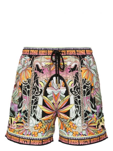 Shorts mit print Camilla grün