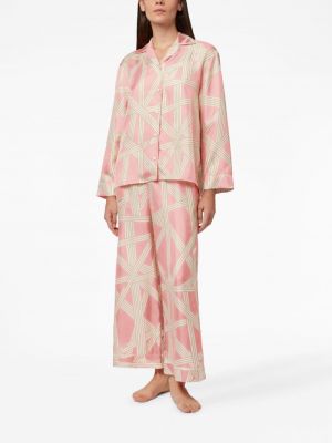 Pyjama à imprimé Missoni Home rose
