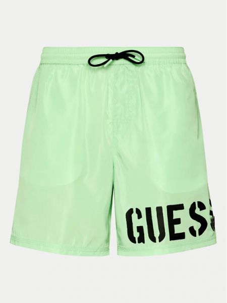 Pantaloni scurți de sport Guess verde