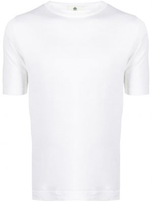 Тениска с кръгло деколте Borrelli бяло