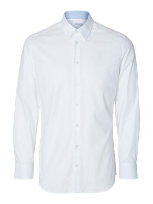 Риза slim Selected Homme бяло