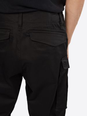 Pantalon cargo large à motif étoile G-star Raw noir