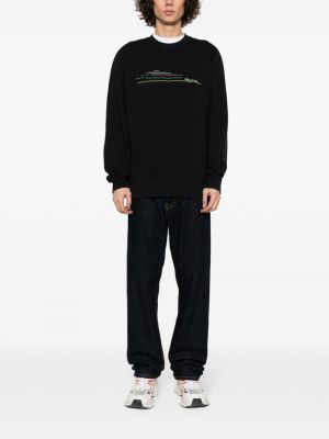 Sweatshirt aus baumwoll mit print Ps Paul Smith schwarz
