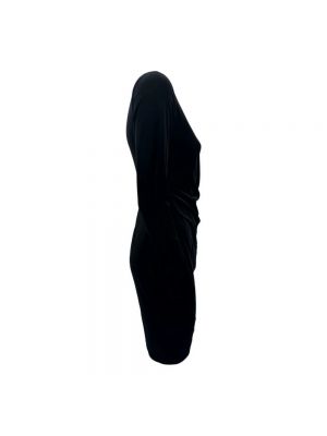 Mini vestido de terciopelo‏‏‎ Ralph Lauren negro