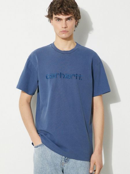 Pamučna majica Carhartt Wip plava