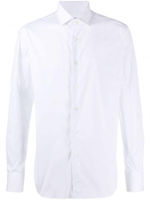 Риза slim Xacus бяло