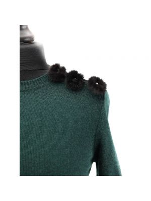 Top de lana Louis Vuitton Vintage verde