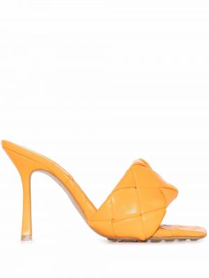 Sandali Bottega Veneta oranžna