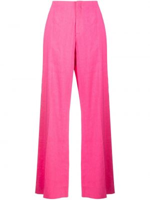 Pantaloni a vita alta Frame rosa
