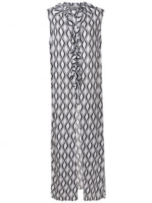Robe longue à imprimé à motif géométrique Amir Slama