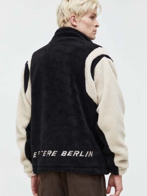 Oversized gyapjú átmeneti dzseki Vertere Berlin fekete