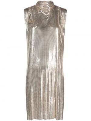 Αμάνικη κοκτέιλ φόρεμα Sportmax χρυσό