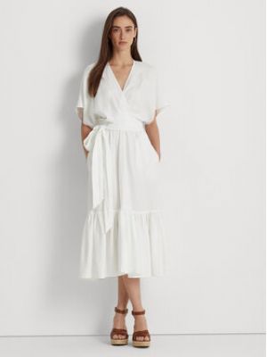 Šaty Lauren Ralph Lauren bílé