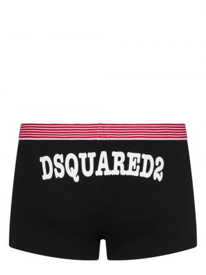 Gestreifter boxershorts mit print Dsquared2