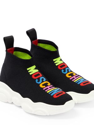 Sneakers for piger Moschino Kids sort