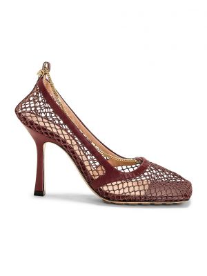 Кружевные туфли на шнуровке Bottega Veneta
