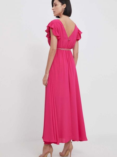 Dlouhé šaty Artigli růžové