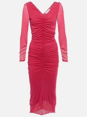 Uska midi haljina Diane Von Furstenberg crvena