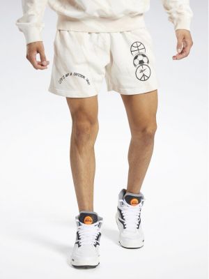 Shorts de sport Reebok blanc