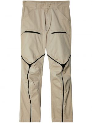 Bavlnené rovné nohavice na zips Olly Shinder
