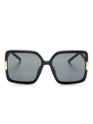 Okulary przeciwsłoneczne oversize Tory Burch czarne