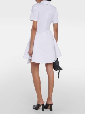 Ασύμμετρη πλεκτή φόρεμα Jw Anderson λευκό
