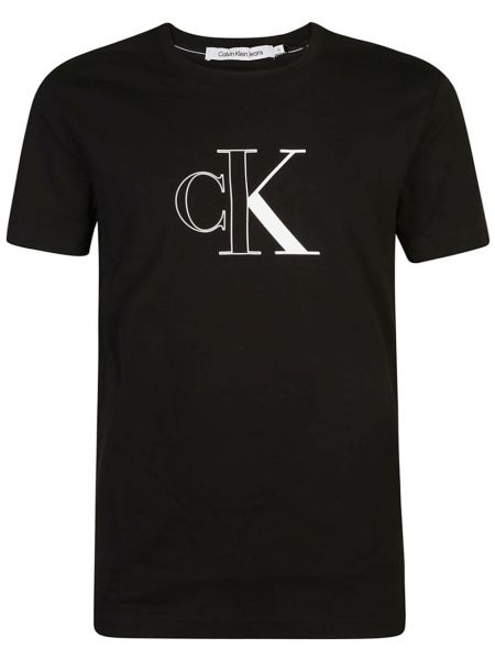 T-shirt Calvin Klein Jeans sort