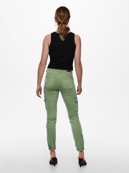 Skinny jeans Only grün