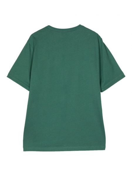 Bavlněné tričko se zebřím vzorem Ps Paul Smith zelené
