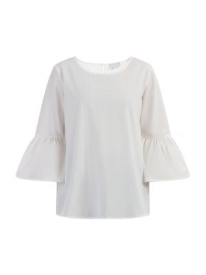 Памучна блуза Risa бяло