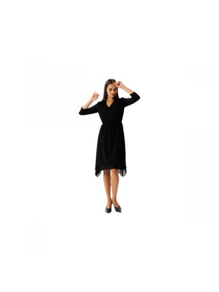 Asymetrické mini šaty Stylove černé