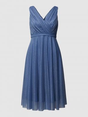 Sukienka koktajlowa Troyden Collection błękitna
