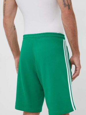 Pantaloni din bumbac Adidas Originals verde
