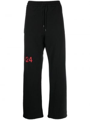 Pantalon de joggings à imprimé 424 noir