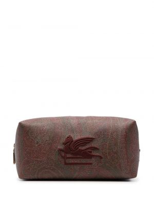 Potovalna torba s potiskom s paisley potiskom Etro rjava