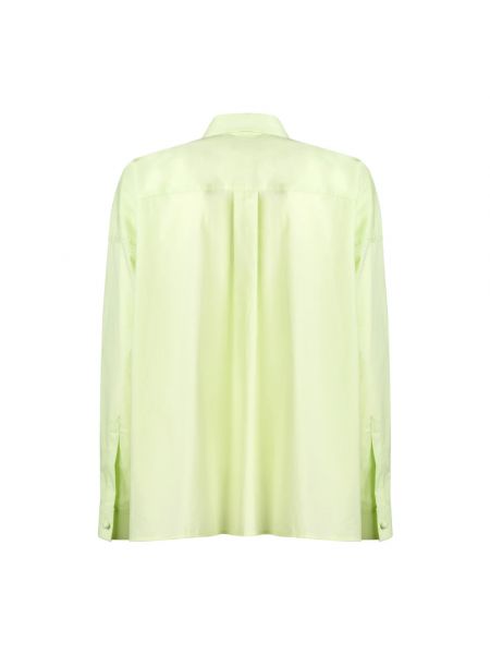 Camisa de algodón Emporio Armani verde