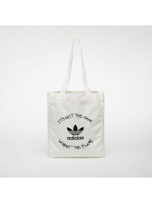 Τσάντα shopper Adidas Originals λευκό