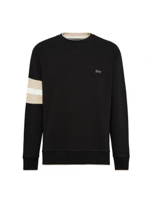 Sweatshirt mit rundem ausschnitt Boggi Milano schwarz