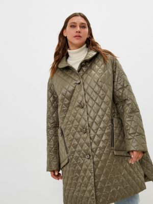 Утепленная демисезонная куртка Karmel Style хаки