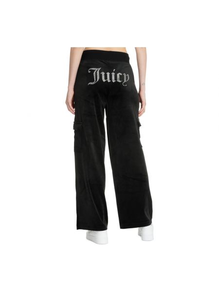 Pantalones rectos Juicy Couture negro