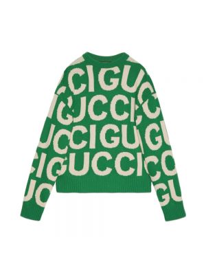 Sweter Gucci zielony