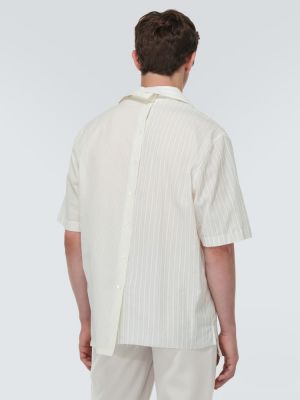 Koszula bawełniana Lanvin biała