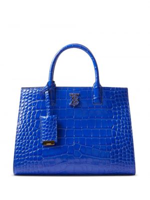 Nakupovalna torba Burberry modra