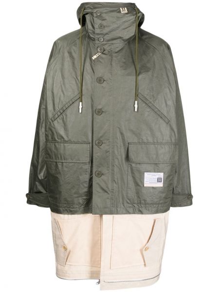Manteau à capuche Maison Mihara Yasuhiro vert