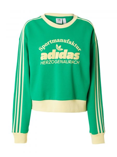 Dlhá mikina Adidas Originals zelená