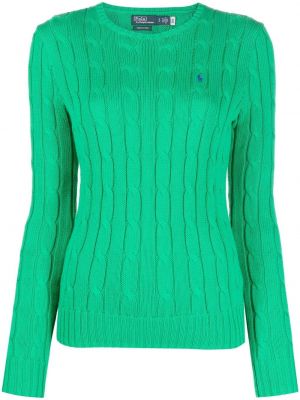 Пуловер бродиран Polo Ralph Lauren зелено