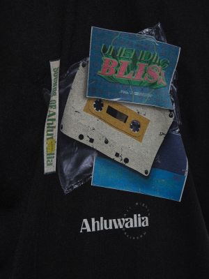 Тениска с принт Ahluwalia черно