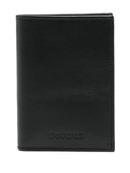 Usnjena denarnica Doucal's črna