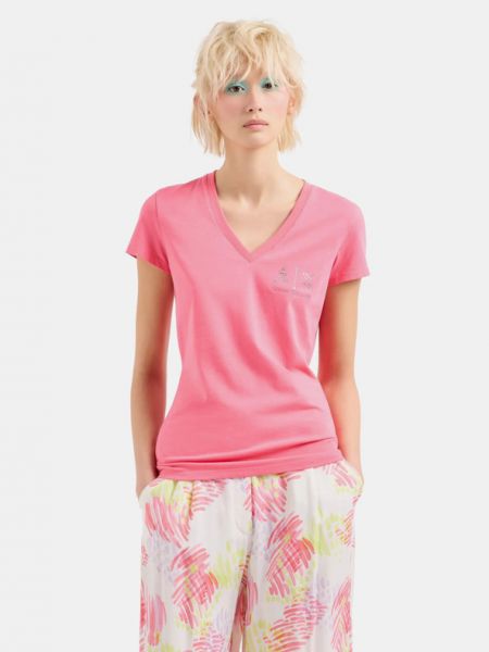 T-shirt Armani Exchange pink