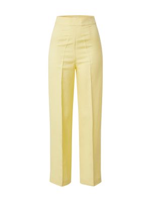 Широки панталони тип „марлен“ Edited жълто